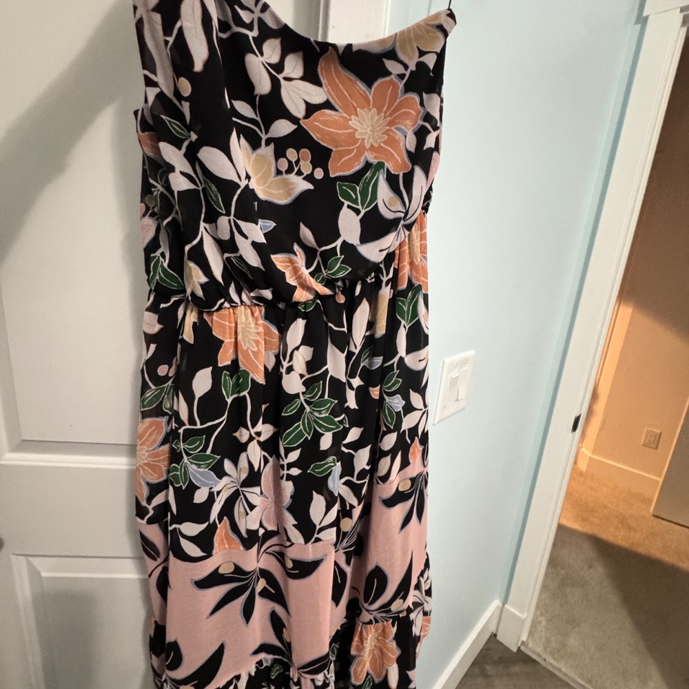 Floral Chiffon Midi Size Large - Picture 5 of 6
